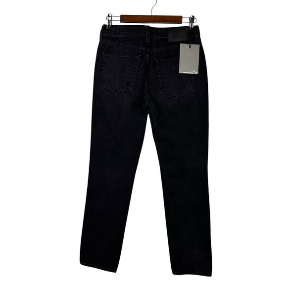 GrIfrnd The Kate size 24 Low Rise Slim Crop Jeans Distressed Black Straight - Picture 12 of 12